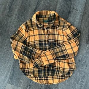 Plaid Cropped Flannel